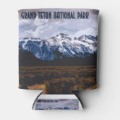 グランドテトンヴィンテージ写真 缶クーラー (正面)