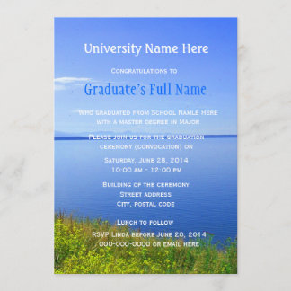 グランドテトン卒業式(招集) 招待状