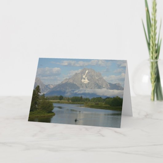 グランドテトン国立公園でのカヤック カード (正面)