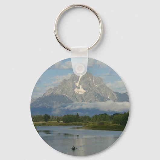 グランドテトン国立公園でのカヤック キーホルダー (正面)