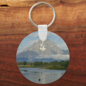 グランドテトン国立公園でのカヤック キーホルダー (裏面)