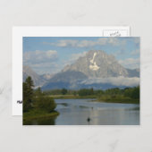 グランドテトン国立公園でのカヤック ポストカード (正面/裏面)