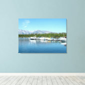 グランドテトン国立公園の景観写真 キャンバスプリント (インサイチュ (ウッドフロア))