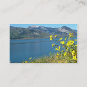 グランドテトン国立公園の景観写真。 名刺 (裏面)