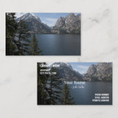 グランドテトン国立公園写真プロファイルカード 名刺 (正面/裏面)