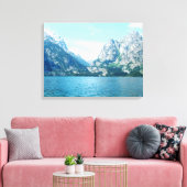 グランドテトン国立公園。ゴージャスな風景 キャンバスプリント (インサイチュ (リビング))