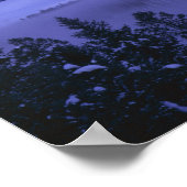 グランドテトン国立公園、ワイオミング。アメリカ。霧と ポスター (角)