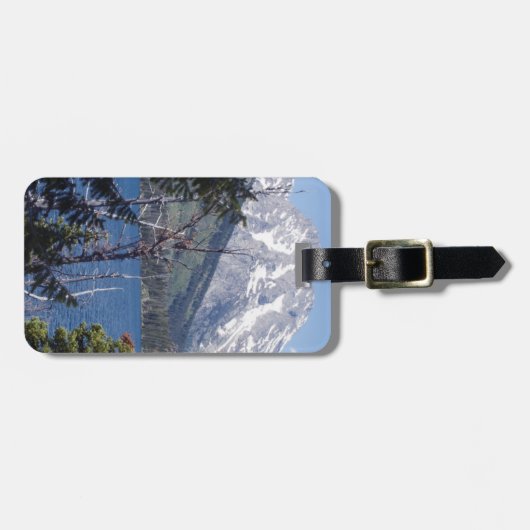 グランドテトン国立公園#12簡単IDパーソナル ラゲッジタグ (正面横)