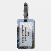 グランドテトン国立公園#12簡単IDパーソナル ラゲッジタグ (裏面縦)