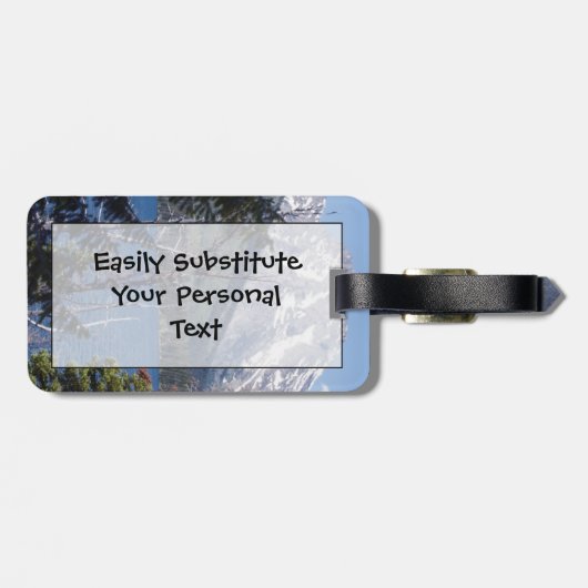 グランドテトン国立公園#12簡単IDパーソナル ラゲッジタグ (裏面横)