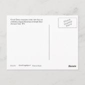 グランドテトン景観はがき ポストカード (裏面)