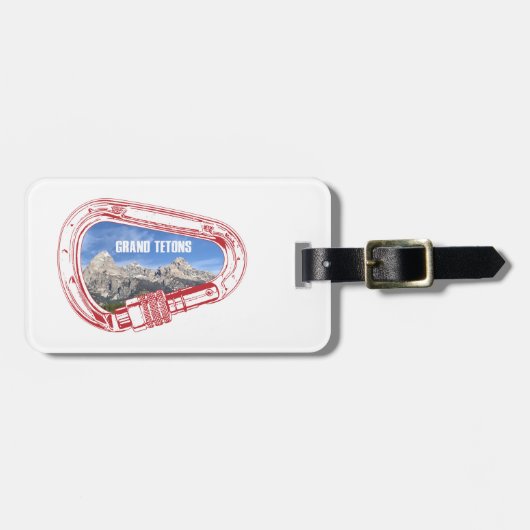 グランドテトン クライミング カラビナ ラゲッジタグ (正面横)