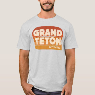 グランドテトン ワイオミング レトロストライプTシャツ Tシャツ