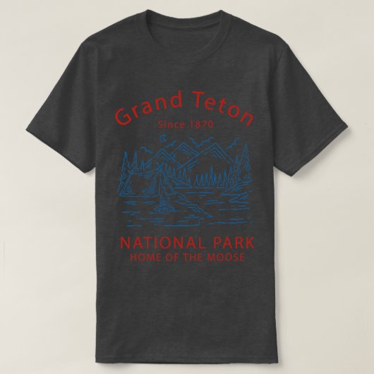 グランドテトン Tシャツ (デザイン正面)