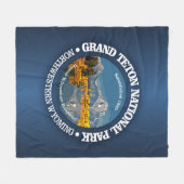 グランドテトンNP フリースブランケット (正面(横))