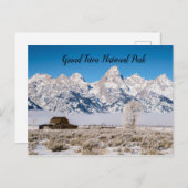 グランドテトンNP ポストカード (正面/裏面)