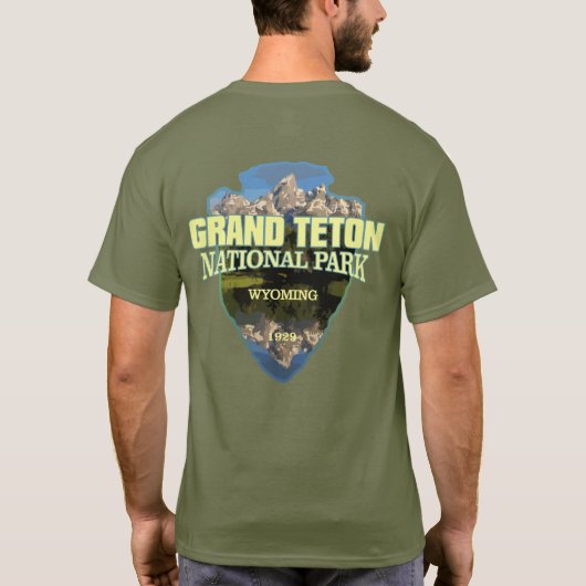グランドテトンNP (矢印) Tシャツ (裏面)
