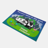 グランドデザイン想像2670MKデザインハッピーキャンパー ドアマット (アングル)