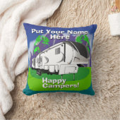 グランドデザイン367bhsハッピーキャンパー クッション (ブランケット)