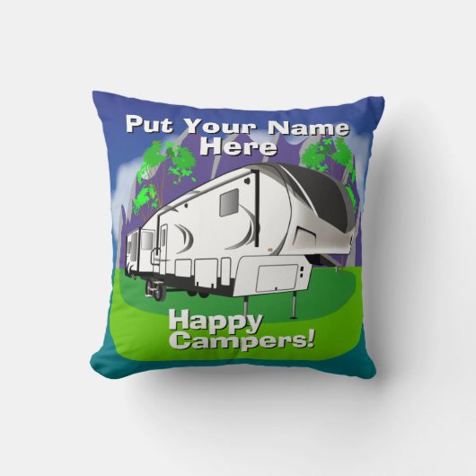 グランドデザイン367bhsハッピーキャンパー  クッション (正面)