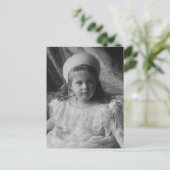 グランドデュチェスアナスタシアロマーノフRussiaコートドレス ポストカード (スタンド正面)