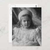 グランドデュチェスアナスタシアロマーノフRussiaコートドレス ポストカード (正面/裏面)