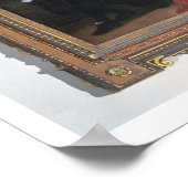 グランドデュークコシモIIIのポートレート(油オンcanv) ポスター (角)