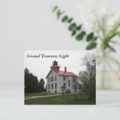 グランドトラバースライト、ミシガンポストカード ポストカード (スタンド正面)