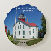 グランドトラバース灯台のラウンドピロー ラウンドクッション (裏面)