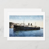 グランドトランクカーフェリーミルウォーキー,グランドヘブン, MI ポストカード (正面/裏面)