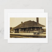 グランドトランクデポポンティアックミシガン ポストカード (正面/裏面)