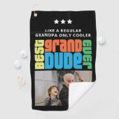 グランドドゥード祖父の写真 ゴルフタオル (インサイチュ)