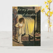 グランドドーターバースデーカード カード (黄色い花)