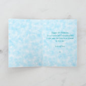 グランドドーターブルーフェアリー8誕生日 カード (内部)