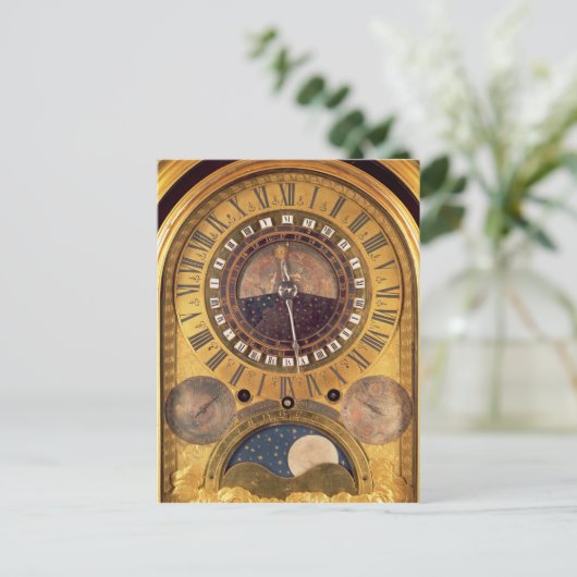 グランドドーフィンのために作られた天文時計 ポストカード (スタンド正面)