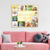 グランドニュートラルベージュ12枚の写真 キャンバスプリント (インサイチュ (リビング))