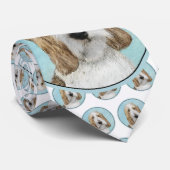 グランドバスセットグリフォンヴェンデーン – オリジナルドッグアート ネクタイ (ロール)