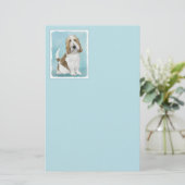 グランドバスセットグリフォンヴェンデーン – オリジナルドッグアート 便箋 (スタンド正面)