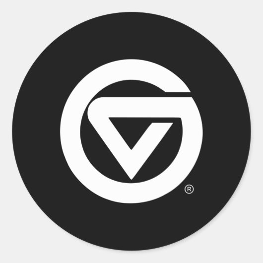 グランドバレー州レイカーズアイコン ラウンドシール (正面)