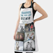 グランドパあなたは私たちのヒーロー6写真コラージュ エプロン (インサイチュ)