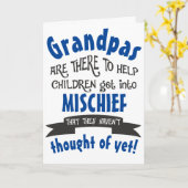 グランドパおもしろいミスチーフ誕生日 カード (黄色い花)