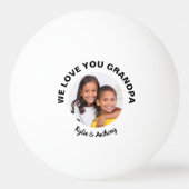 グランドパおもしろい写真 卓球ボール (裏面)