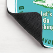 グランドパお気に入りの魚釣りバディ マウスパッド (コーナー)