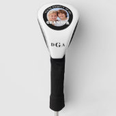 グランドパことわざフォトモノグラムカスタムカラー ゴルフヘッドカバー (正面)