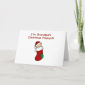 グランドパのクリスマスプレゼントTシャツとギフト シーズンカード (正面)