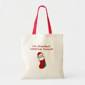 グランドパのクリスマスプレゼントTシャツとギフト トートバッグ (正面)