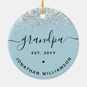 グランドパエストグリッター紙吹雪カスタムグランドパギフト セラミックオーナメント (裏面)