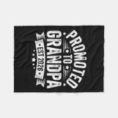 グランドパエスト2026祖父母ベビーアンに昇格 フリースブランケット (正面(横))