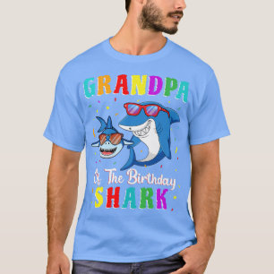 グランドパオブザシャーク誕生日ファミリー誕生日グランサン Tシャツ