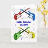 グランドパギターズ誕生日カード カード (黄色い花)